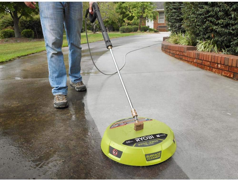 RYOBI RY31SC01 15 in. 3300 PSI Surface Cleaner for Gas Pressure Washer (Renewed)