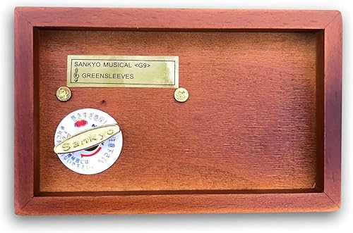 Miniatura 242 de BinkeGG Caja de música con forma de corazón hueco de madera con mecanismo musical Sankyo, melodía: Howl's M0ving Castle (Merry Go Round of Life)