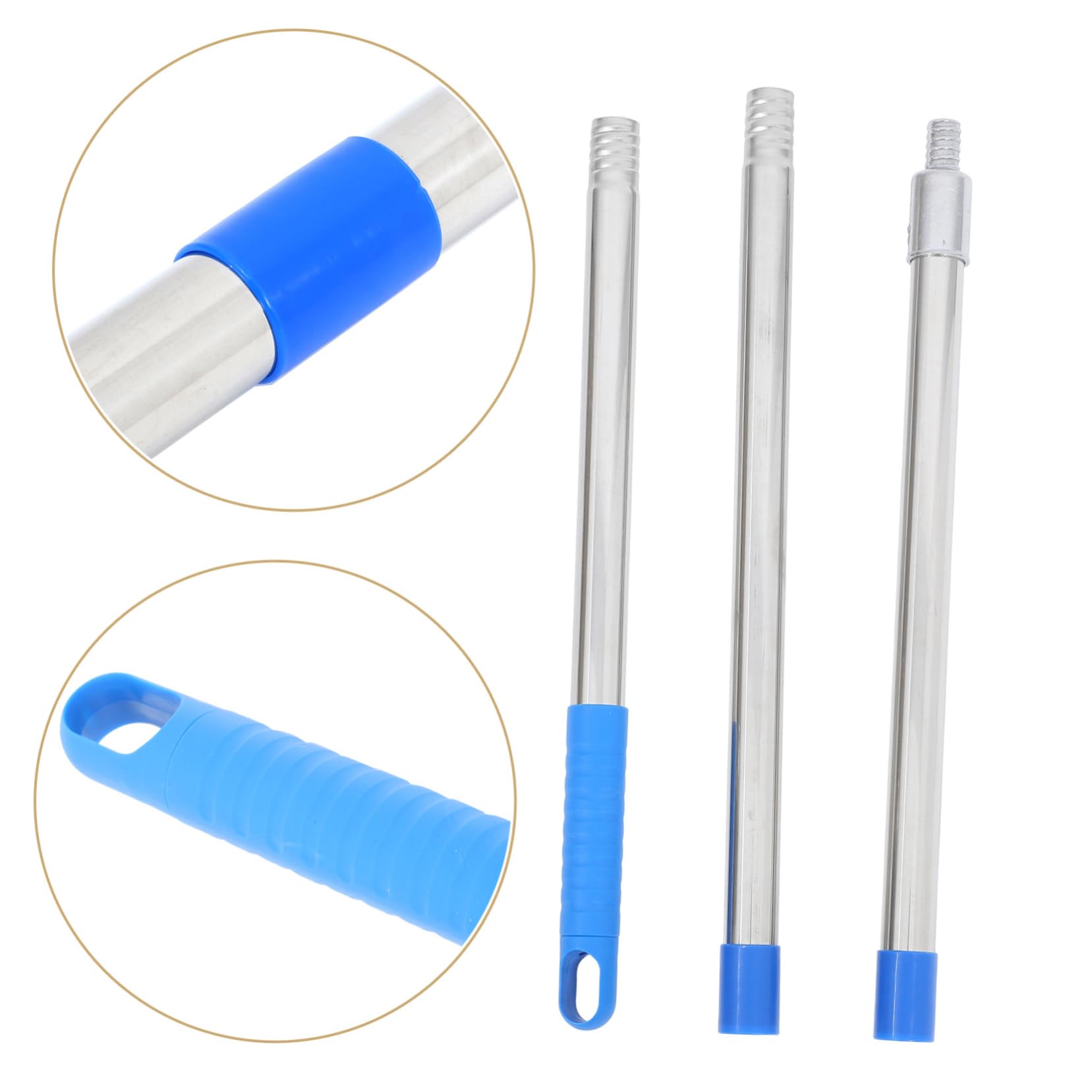 Angoily Lot de 5 Rallonges Télescopiques en Alliage Daluminium pour Rouleau de Peinture pour Une Peinture Facile Plafond