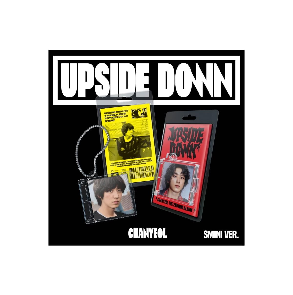 Chanyeol - 2nd Mini Album Upside Down SMini version Smart Album (Random ver.)