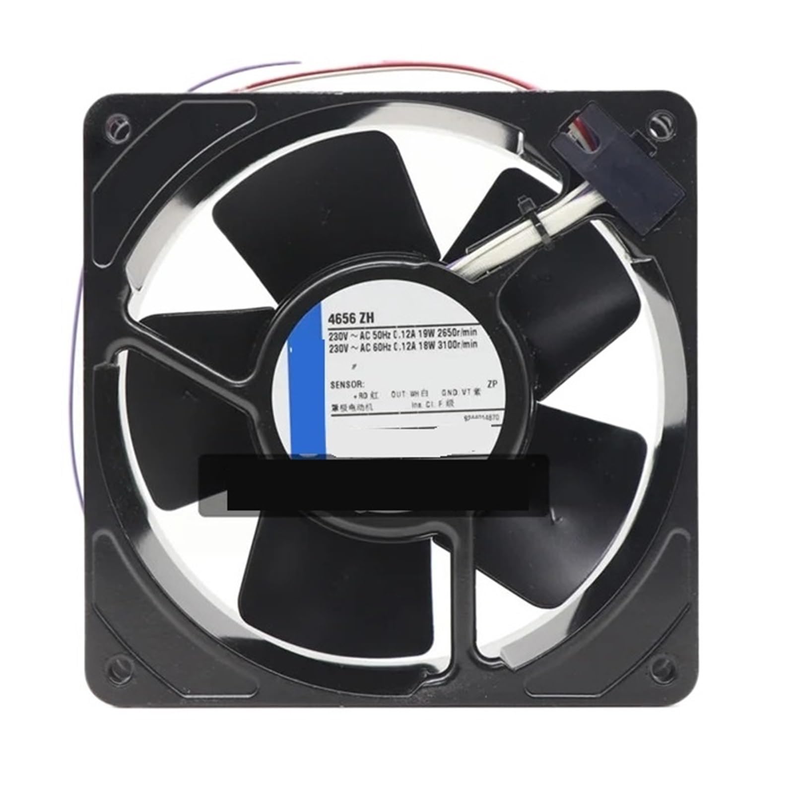 ZBWZXBDJ 4656ZH 230V 89.46CFM/105.9CFM 37dB/42dB 119x119x38mm fan