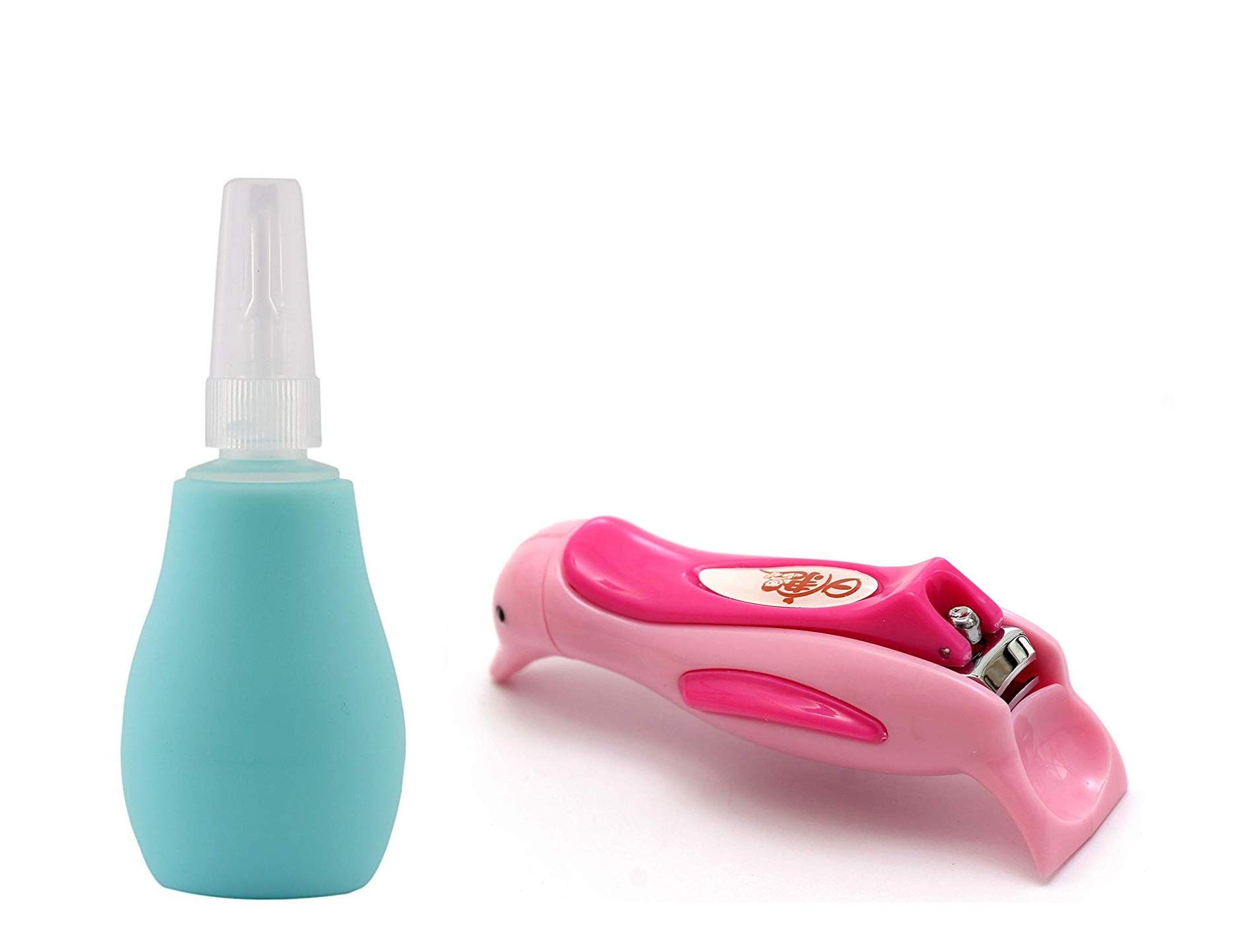 Manan Shopee Baby Nose Cleaner Blister Pack/Aspirator Vacum Sucker Nose Mucus Snot Cleaner Pump And Baby Cute Stainless Steel Nail Cutter/Nail Clipper (Color Ship As Per Stock Available)-image-32