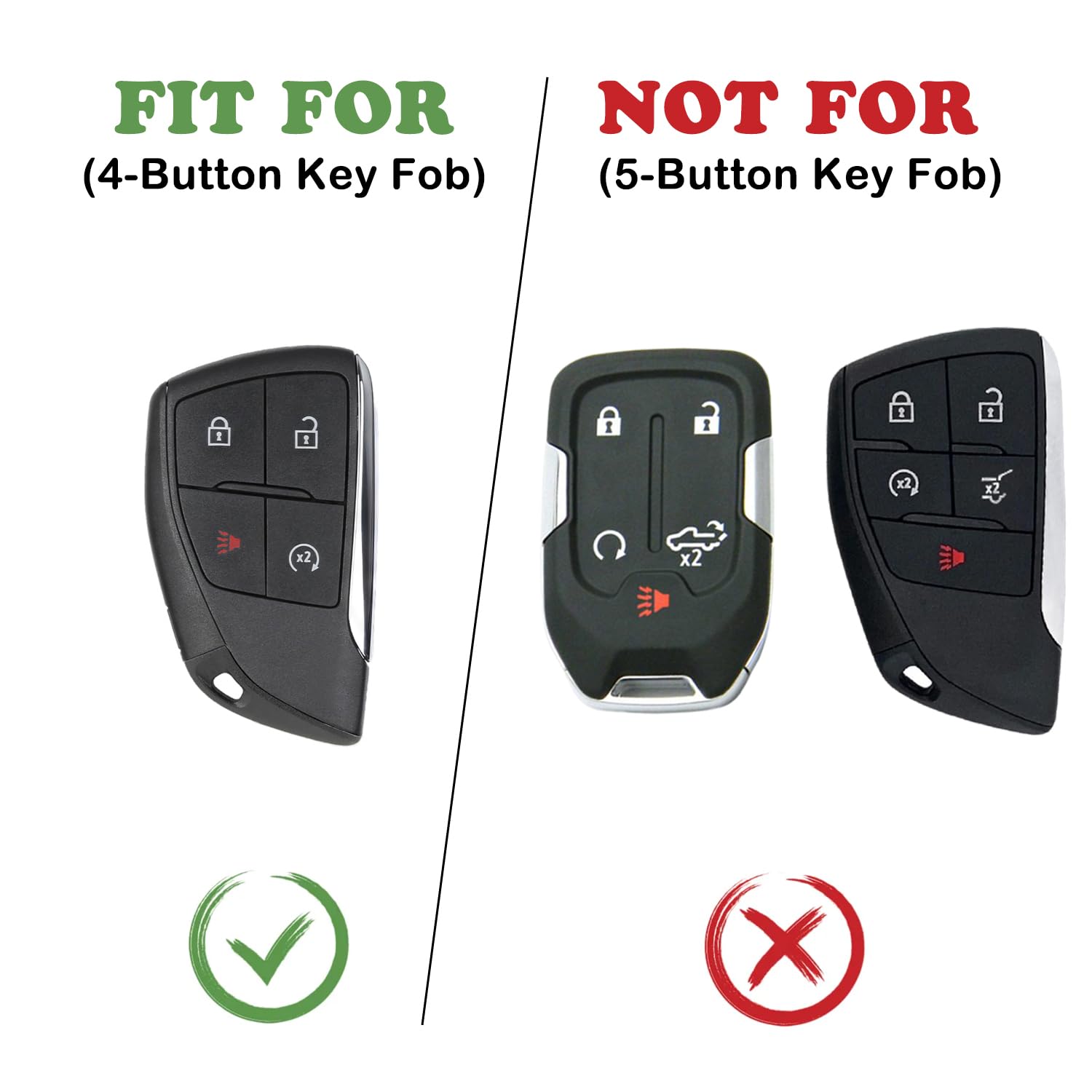 For 2021 2022 2023 2024 Ford F150 4PCS Chrome Door Handle Covers (W/O - Foto 2