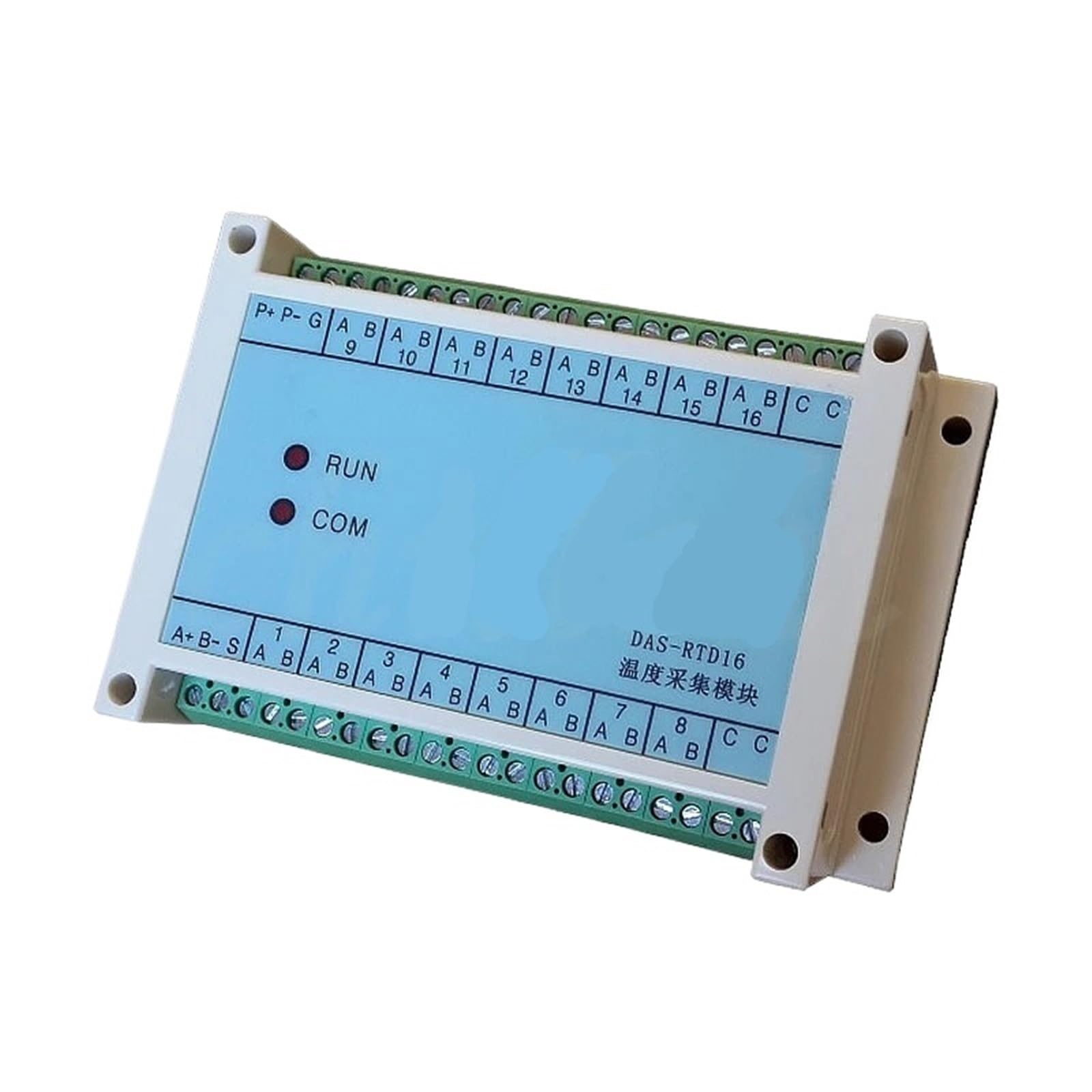 Module d'acquisition de température thermocouple S vers MODBUS 485 à 16 canaux