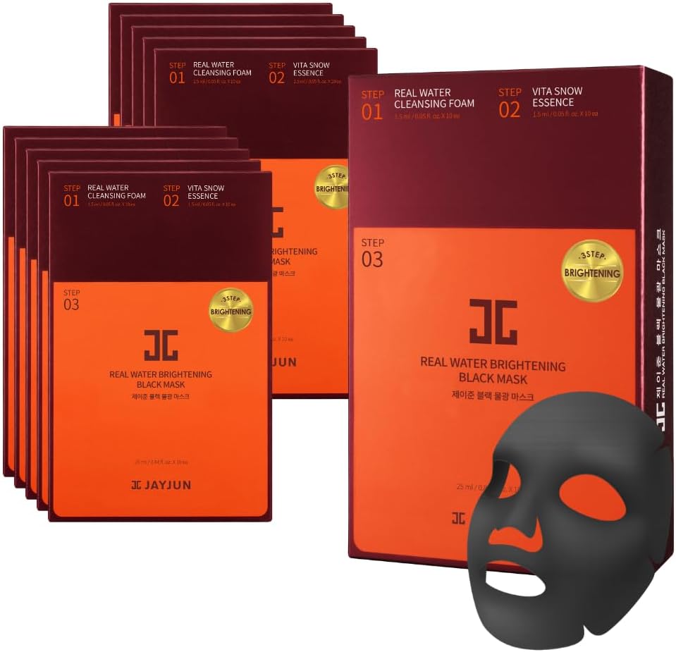 Jayjun Real Water Brightening Black Mask (Sheet) - 25 G