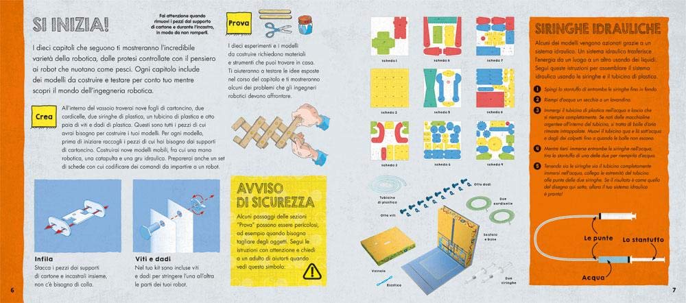 Scopri la robotica. Attività, esperimenti e giochi. Con modellini da montare