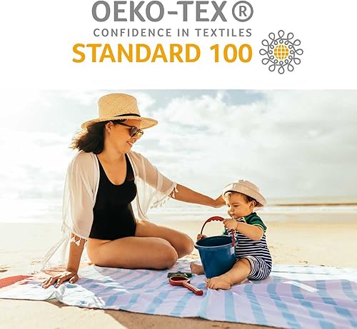 Miniatura 7 de Superior Toalla de playa de algodón de gran tamaño para adultos y niños, toallas de secado rápido, piscina, spa, centro turístico, hotel,