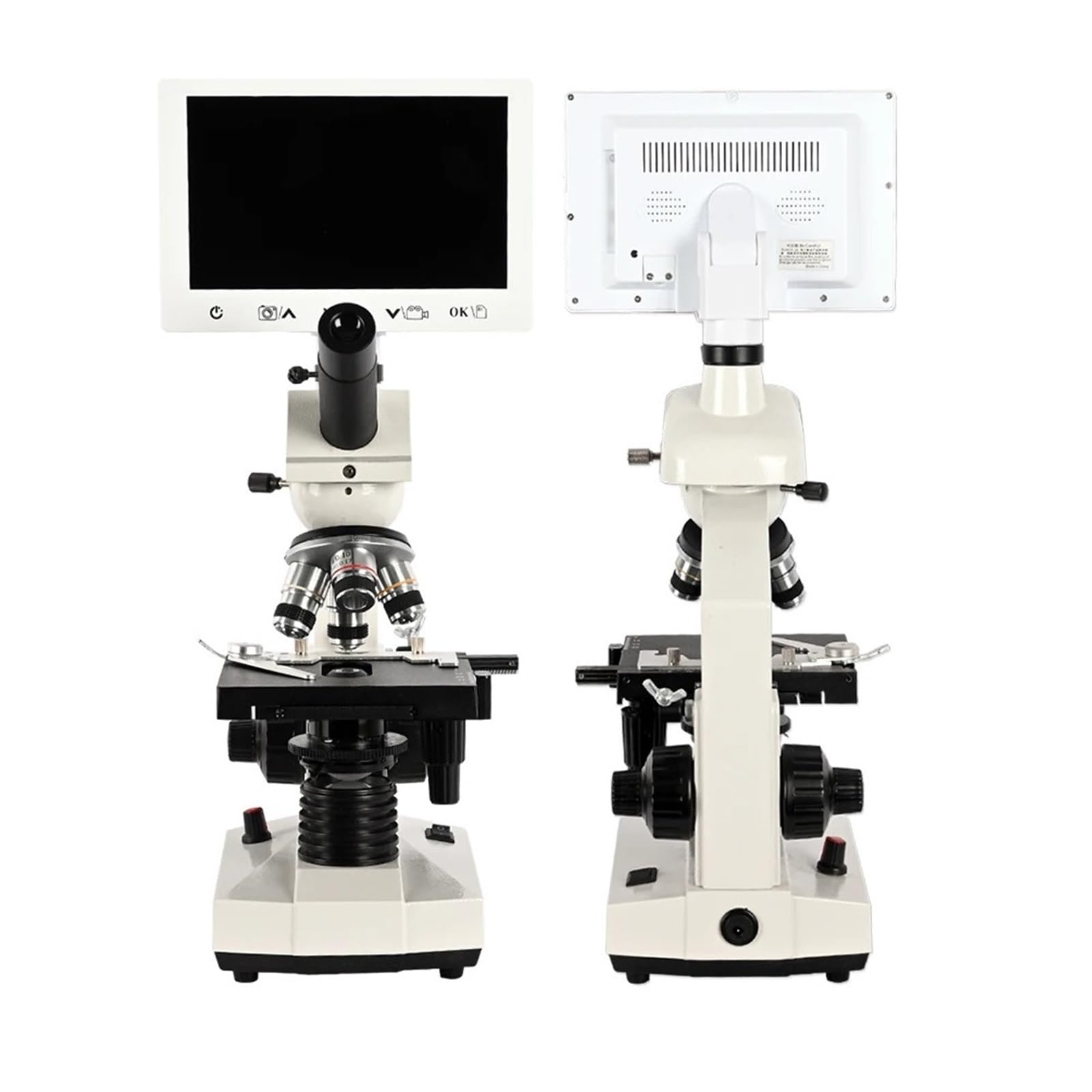 Microscopio Composto Trinoculare 40X-2500x Macro Biologico Monoculare For Studenti Microscopo Professionale LED Handhe Chiaro E Preciso