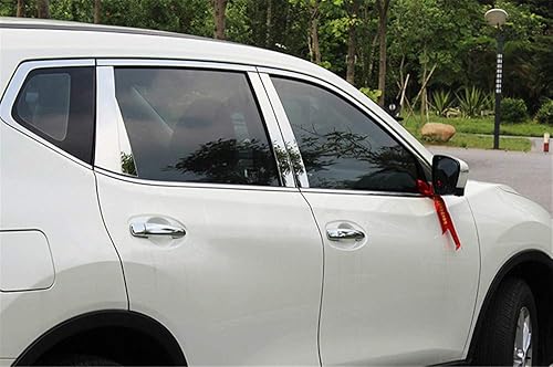 Miniatura 5 de HIGH FLYING Para Nissan Rogue, X-trail (T32) 2014-2020 Accesorios exteriores de automóvil, accesorios para ventanas laterales, pilares centrales de