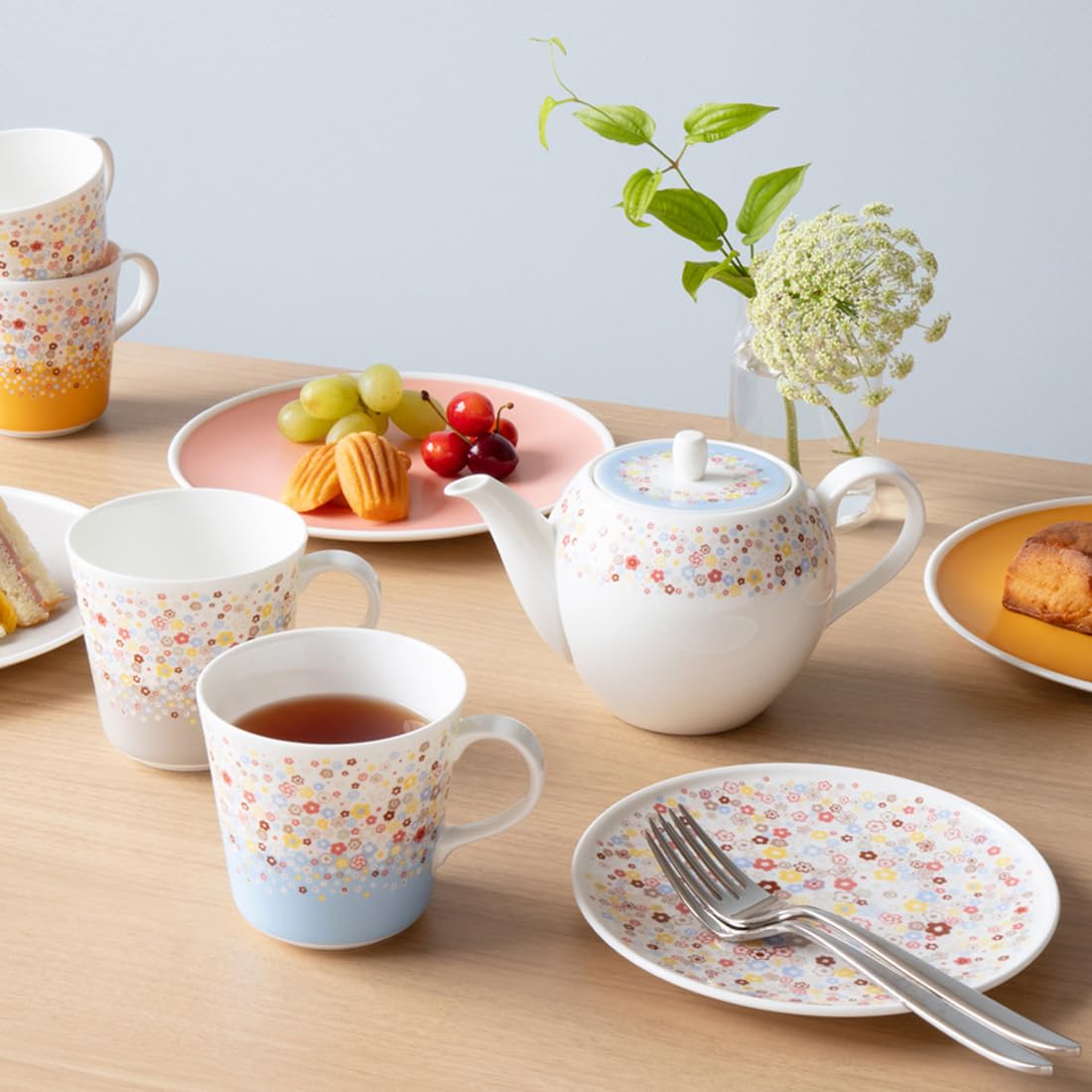 Amazon.co.jp: NARUMI(ナルミ) 福袋 2025 食器 4点セット ポーチュラカ