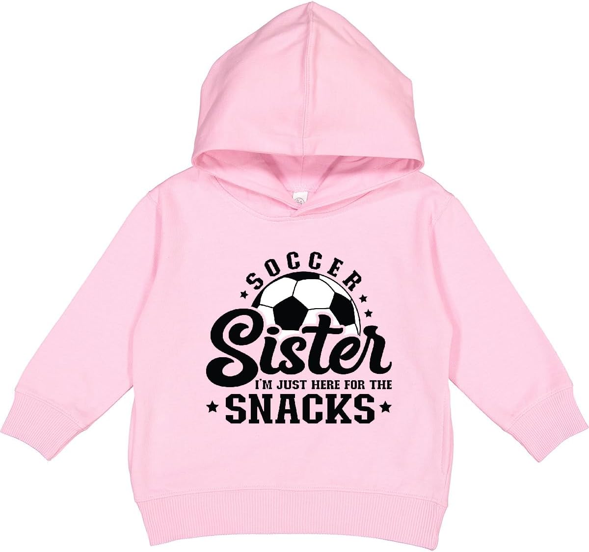 inktastic Soccer Sister - I'm Just Here for the Snacks Toddler Hoodie