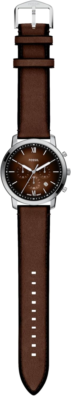 Fossil Men's Neutra Quartz Stainless Steel and Leather Chronograph Watch