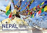 Nepal - Buddhismus trifft Hinduismus (Wandkalender 2019 DIN A3 quer): Wunderschöne Bilder aus Nepal bis eine Stunde vor dem großen Erdbeben von der ... (Monatskalender, 14 Seiten ) (CALVENDO Orte) - Gabriele Gerner-Haudum