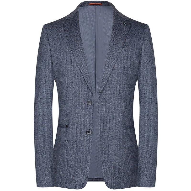 Men's Spring Wedding Formal Slim Fit Business Casual Suit Jacket Two Button Lightweight Sport Coat
