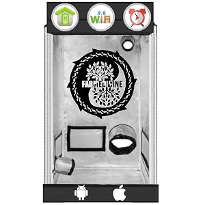 24 x 24 x 48 Greenhouse Grow Tent for Hydroponic Automation