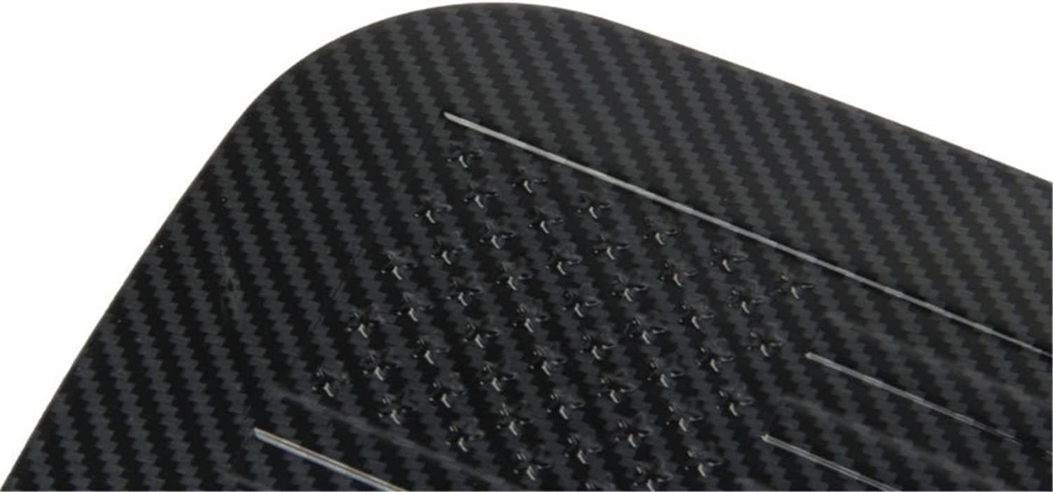 Genericss Car Fuel Tank Cap Cover Door Side Molding Trim for Ford F150 F-150 2021 2022 Auto Accessories Exterior Decoration Carbon Fiber Grain