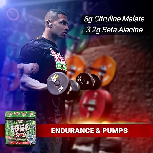 Miniatura 16 de Psycho Pharma - Polvo de preentrenamiento más potente y altamente estimulante - Límite de la locura - El suplemento de preentrenamiento más intenso