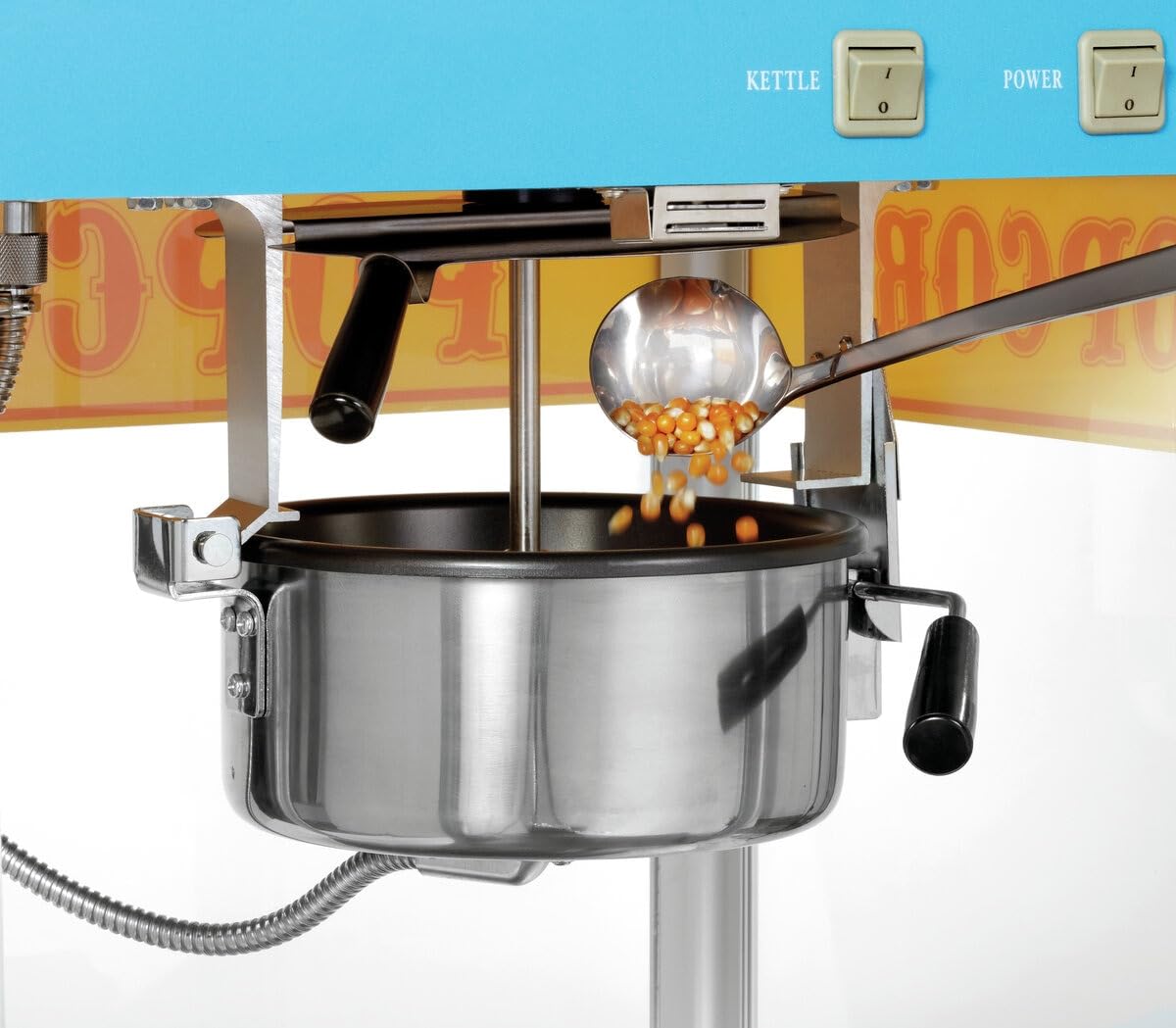 MBH - Máquina de palomitas profesional para hostelería. Palomitera industrial para catering y restauración.
