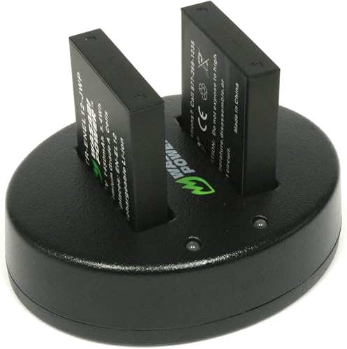 Miniatura 3 de Wasabi Power Batería (paquete de 2) y cargador USB dual para Nikon EN-EL12