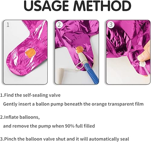 Miniatura 3 de Globo rosa de 40 pulgadas, globo del número 6, globo de número de cumpleaños, globos rosas grandes de aluminio, fiesta de cumpleaños, graduación,