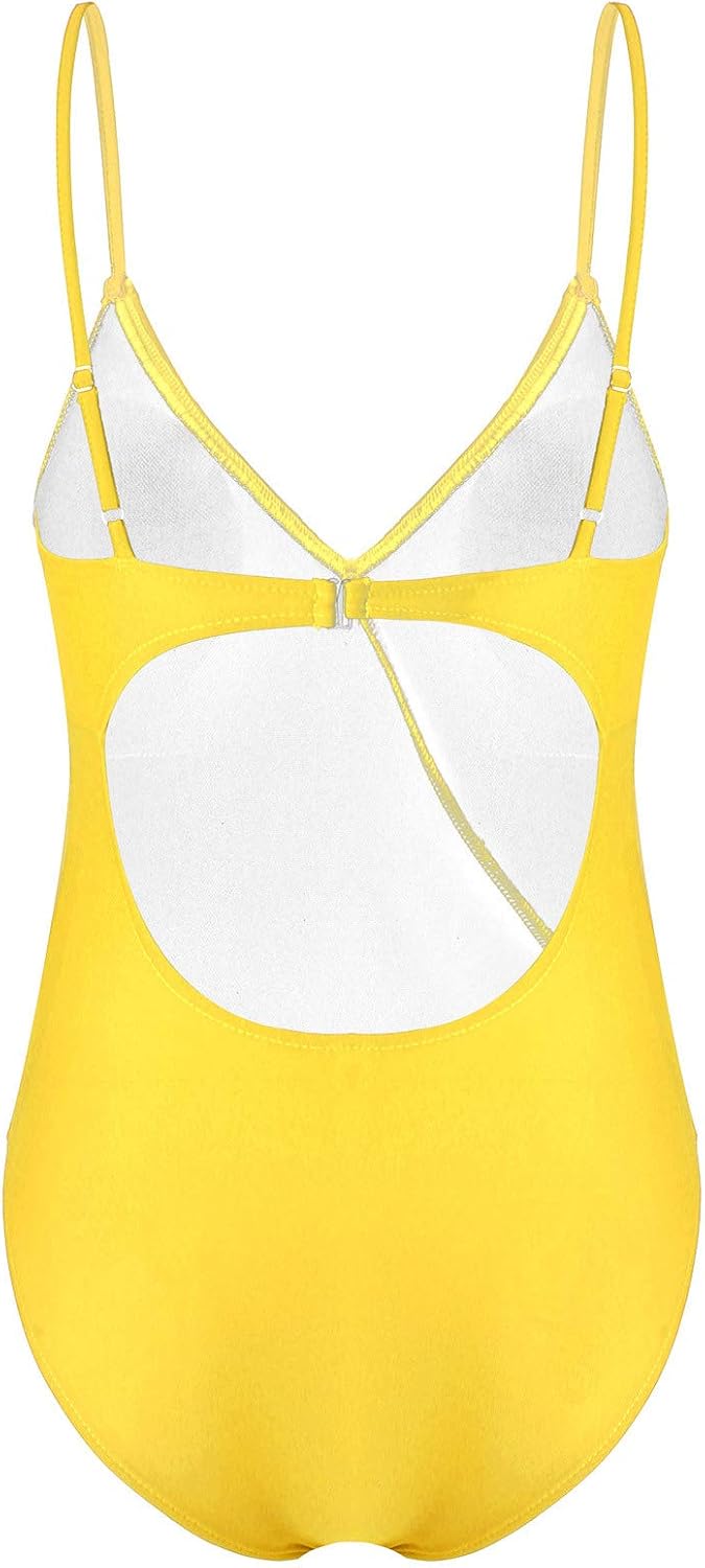 TTAO Women One Piece Maternity Swimsuit Tummy Control Swimwear Halter Monokini V Neck Bathing Suit