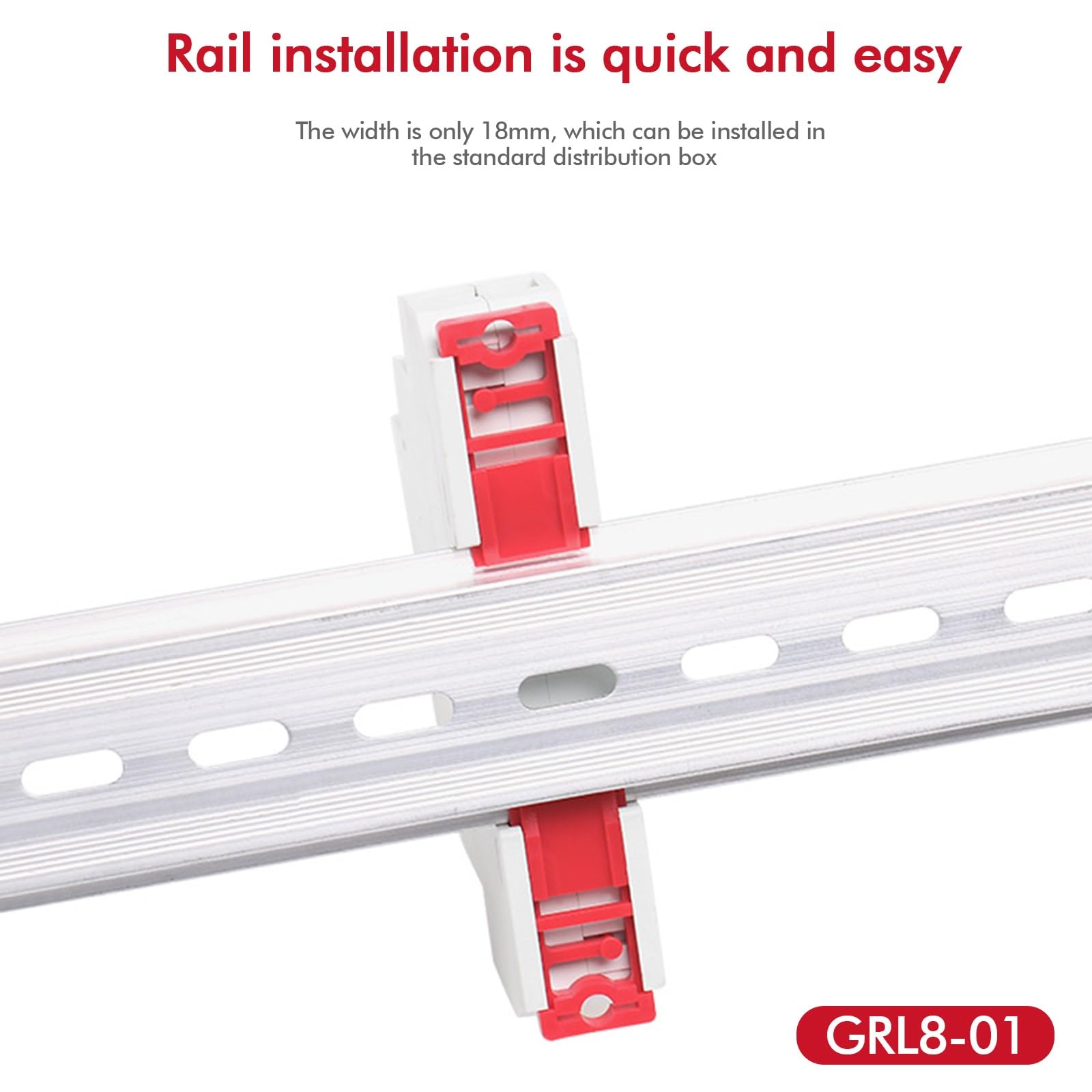 Buyweek GRL8-02 Relais de contrôle de niveau de liquide Contrôleur de niveau d'eau 10 A AC/DC 24 V-240 V