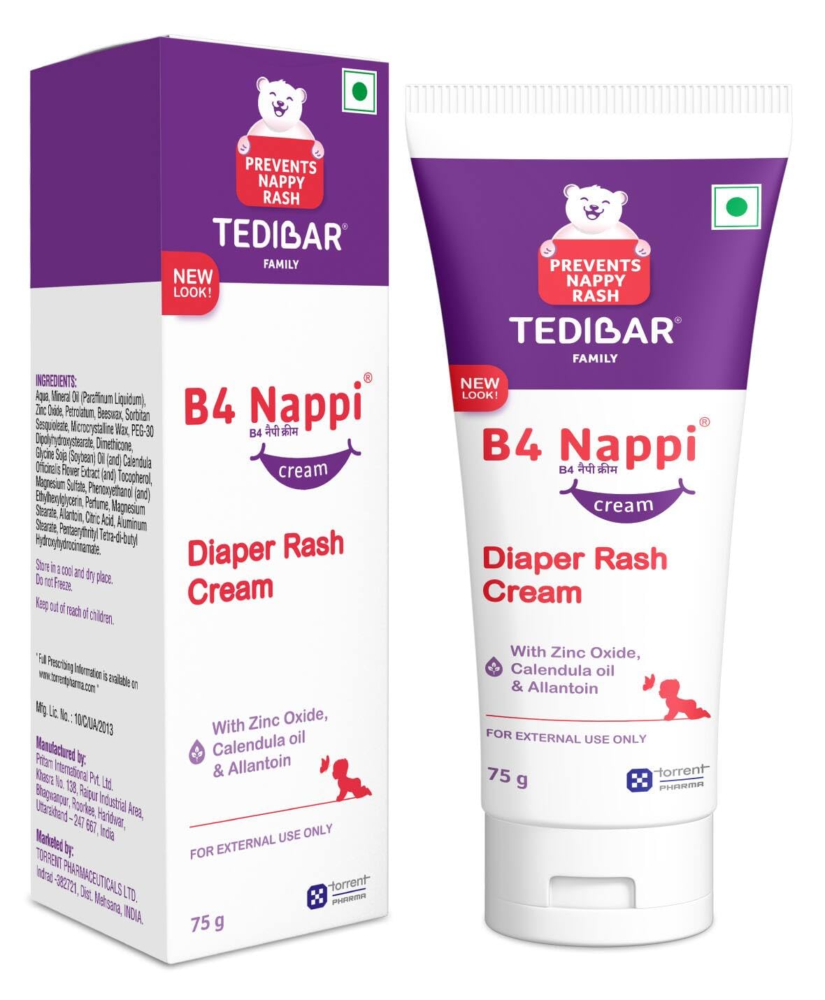 B4 Nappi Cream 75gm - Diaper Rash Prevention Cream.