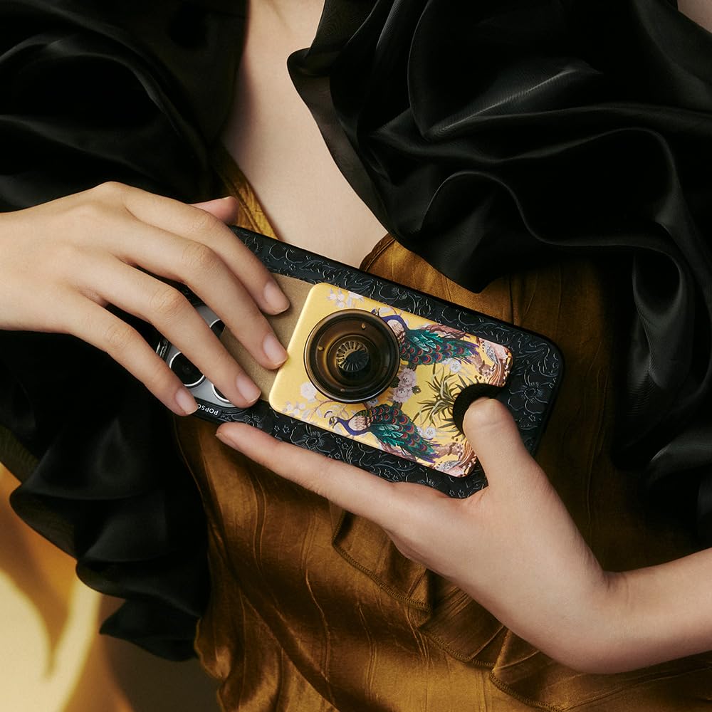 PopSockets: PopWallet+ for MagSafe - Porta carte con PopTop integrato intercambiabile per smartphone e custodie - Secret Garden