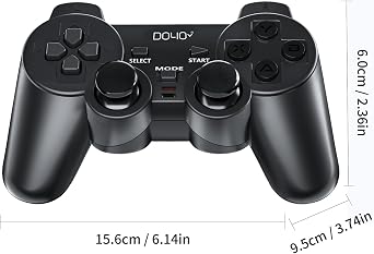 NBCP Wireless PC Controller,Vibration Feedback Gamepad for Steam,PC,PS3