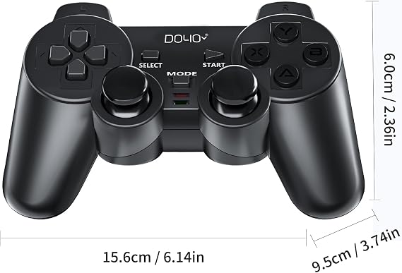 NBCP Wireless PC Controller,Vibration Feedback Gamepad for Steam,PC,PS3