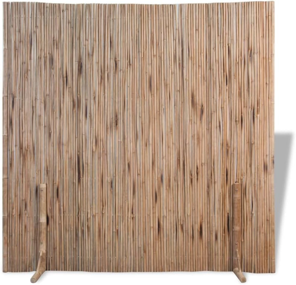 vidaXL Divisorio a 6 Pannelli con Tasche Autoportante Paravento Separé Privacy Stanza Grigio 240x170x4 cm in Tessuto e Massello Abete