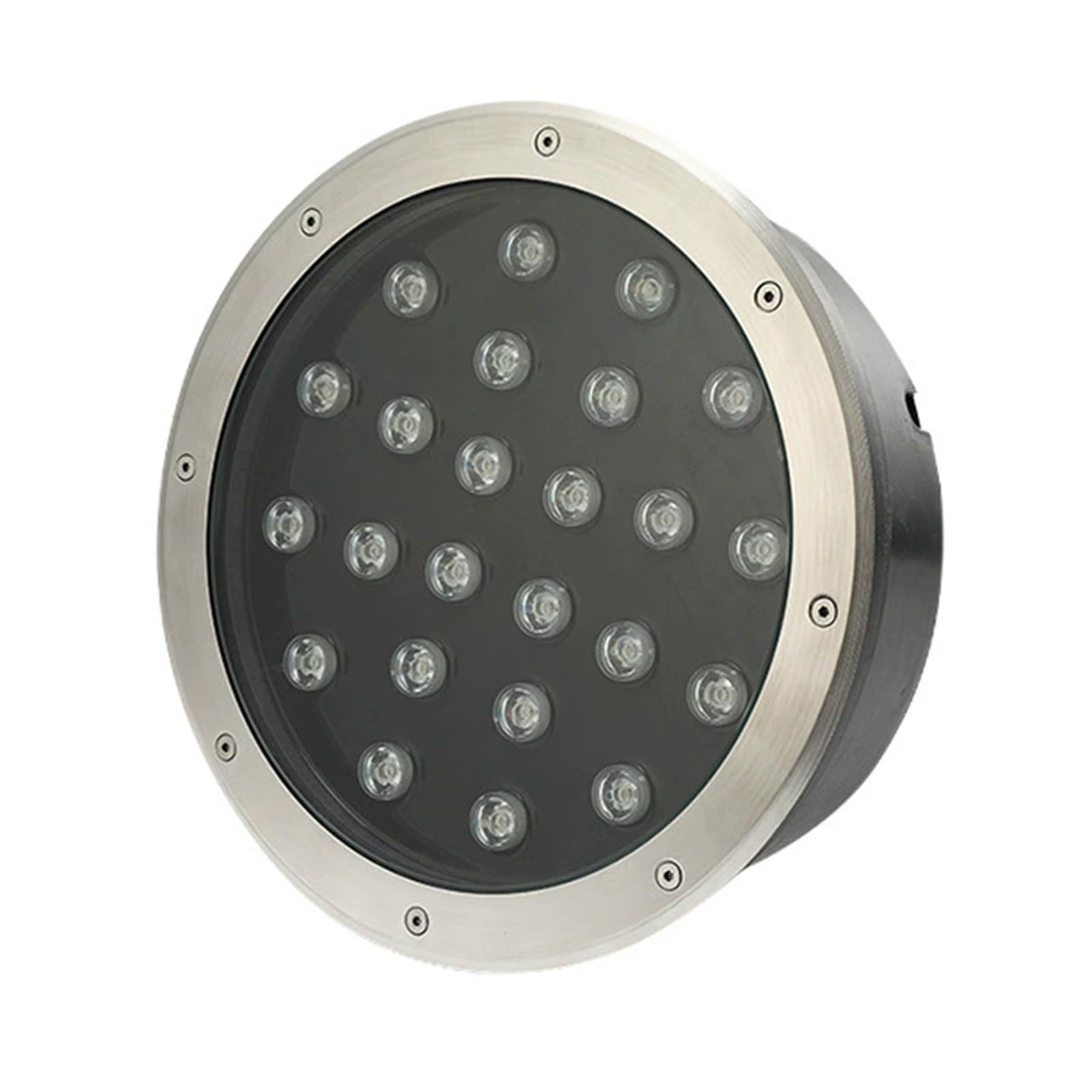 tyfuture Low Voltage Landscape Lights, LED Well Light IP66 Waterproof AC12/24V Outdoor In-Ground Light For Pathway, Deck, Patio, Yard, Garden Buried Lights(Yellow,18W-AC12V)