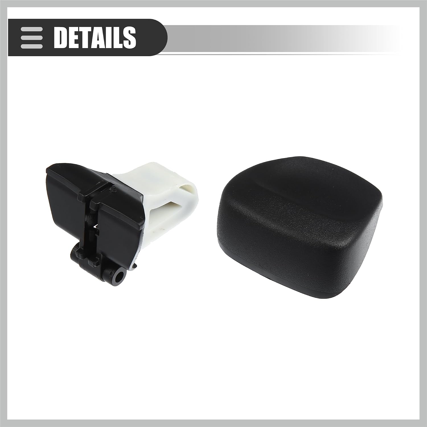 1 Set Automatic Shift Knob Accessories, for Jeep Cherokee 2014-2018, Plastic, 5YD261X9AA 5YD291X9AA Black Replacement Car Parts image 3