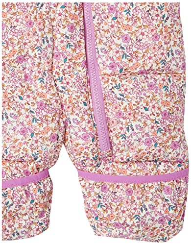 Amazon Essentials Unisex Baby Puffer Bunting Suit Ivory Delicate Floral 12 Months