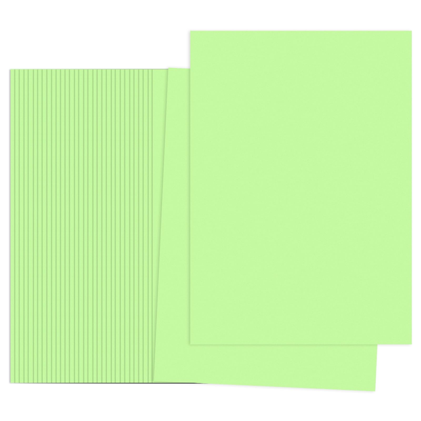 PATIKIL Light Green Colored Copy Paper, 100 Sheets 11.7x8.3 A4 19lb/70gsm Double Sided Colorful Print Paper Bulk Sheet DIY Craft Art Projects Supplies for Printer Origami