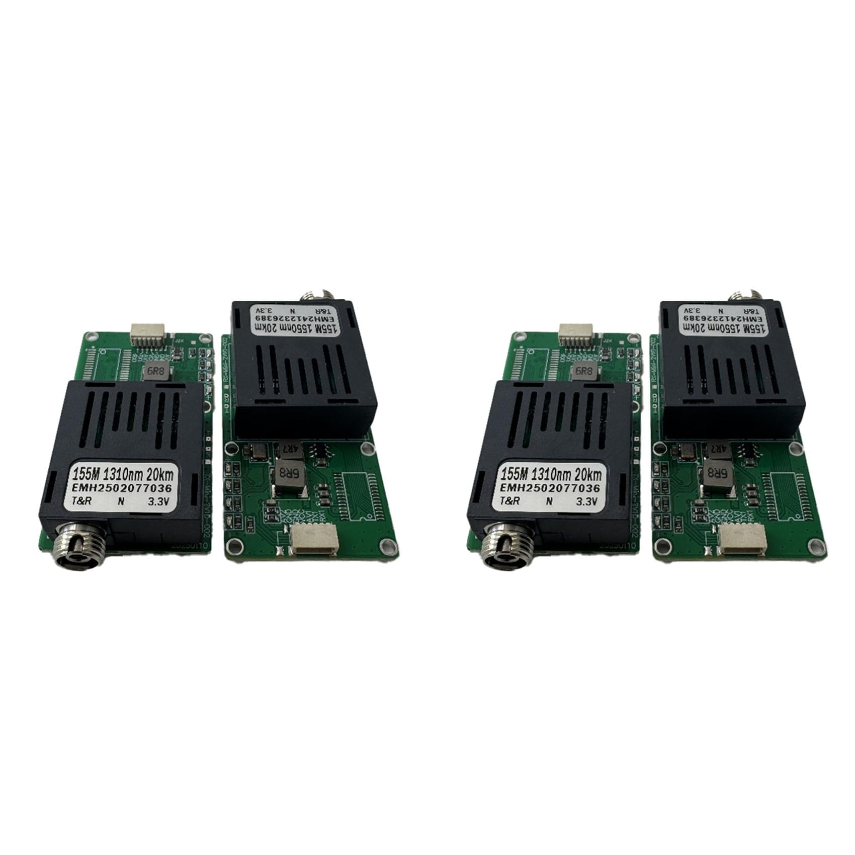 4X Module Émetteur-Récepteur Optique TTL, Équipement Terminal Optique Spécifique Aux Drones ZED-F9P UM980 UM982, Sol et Air.