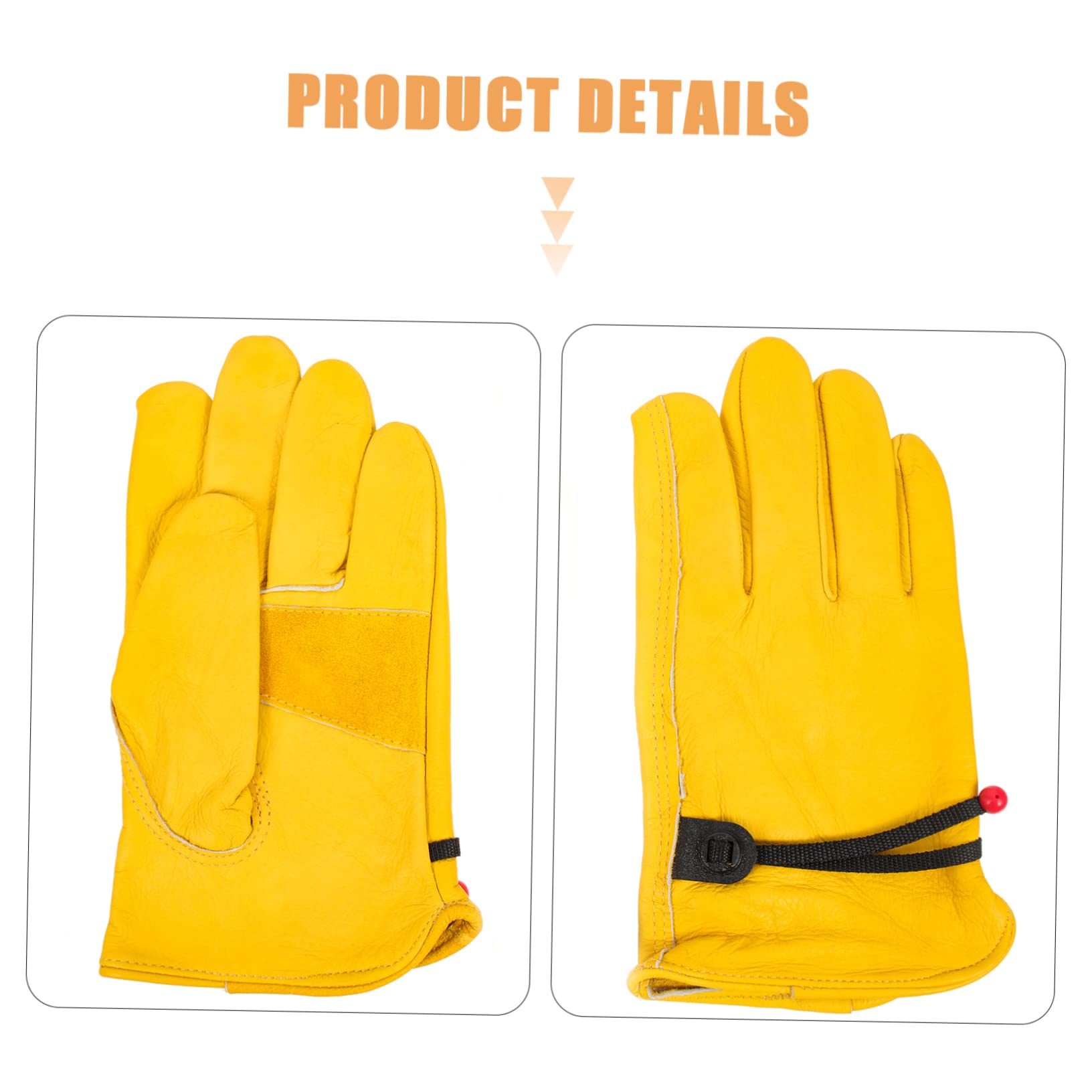 2 Pares Guantes De Jardineria Guantes De Pintura Guantes De Trabajo De Seguridad Guantes Domésticos Guantes Para Trabajar En El Jardín Guantes De Cuero