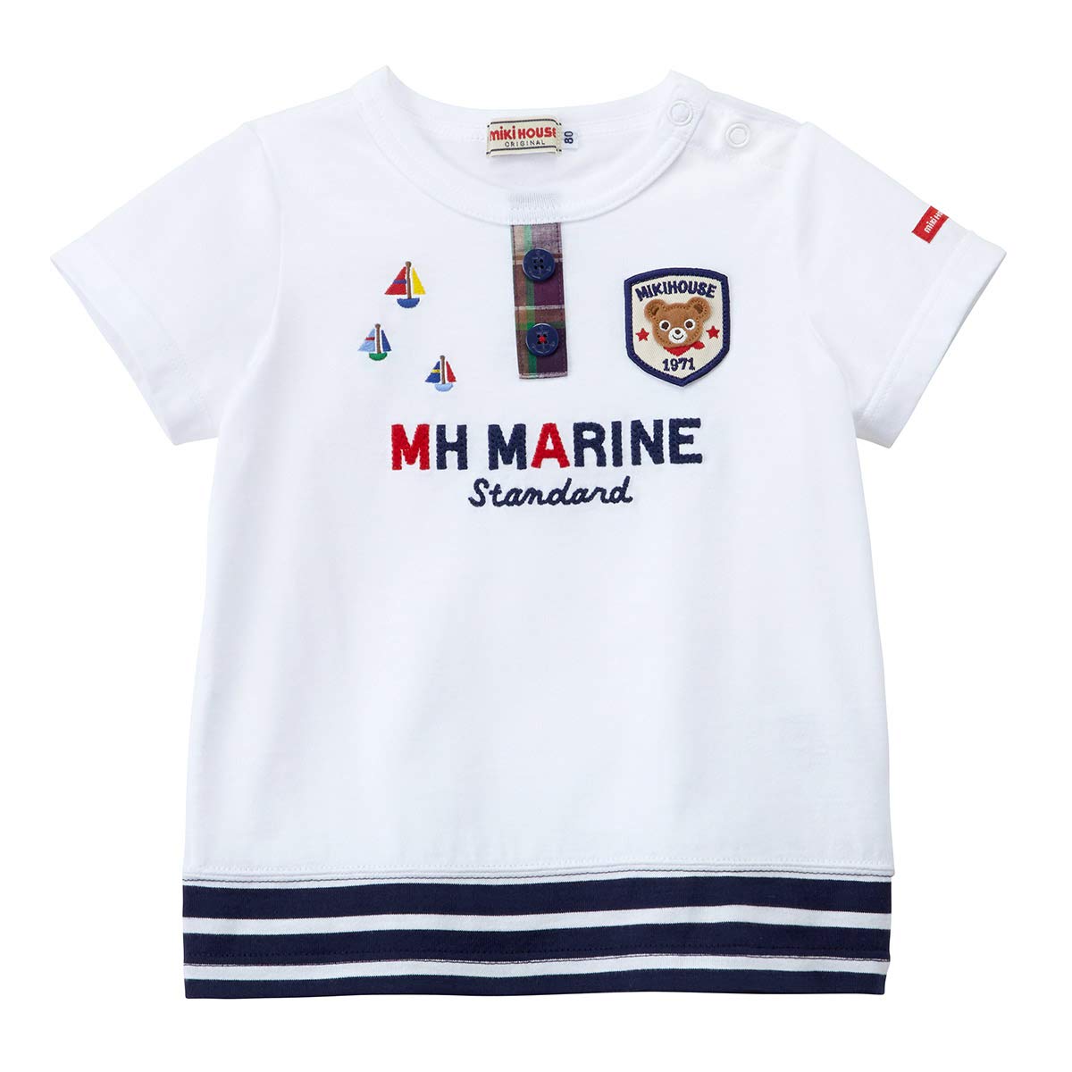 miki HOUSE Tシャツ サイズ120 ホワイト miki HOUSE Tシャツ サイズ120 ホワイト
