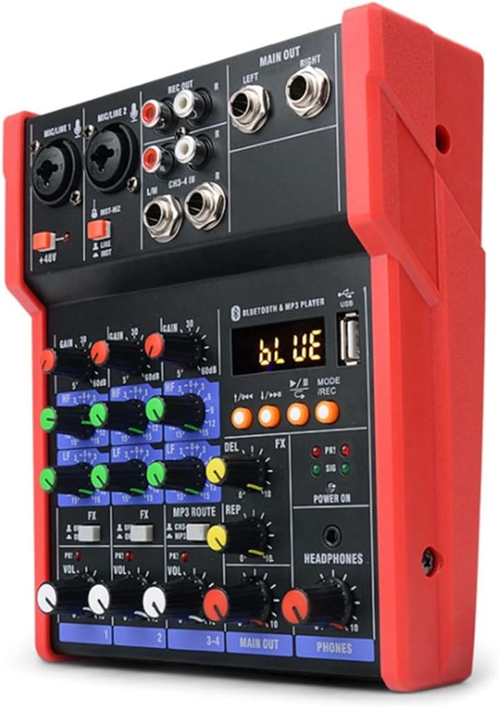 Sound Card Bluetooth Stage Home Ktv USB 5v Mini Mixer Music Portable Dj Console Studio Live Performance