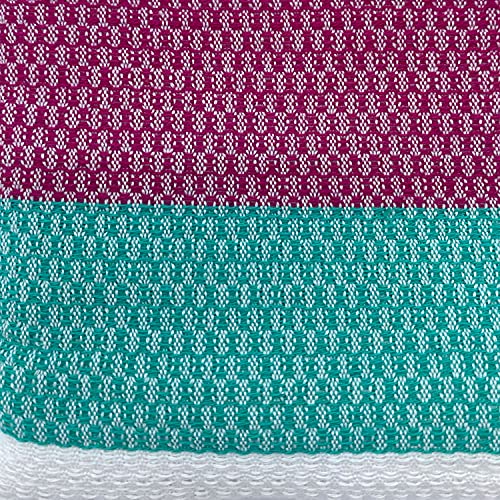 your castle Peshtemal Hammam Towel, XXL Bath Beach Sheet Blanket Towel, Fitness, Yoga, Spa, 100% Cotton, Large, 100 x 180 cm - Image 2