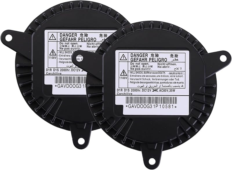 Módulo reator de farol Xenon HID 25794777 Oskkude para Chevrolet Camaro e Cadillac CTS – 2 unidades