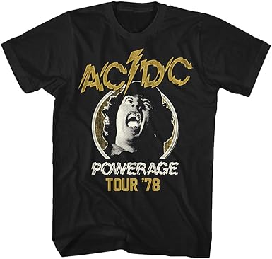 acdc powerage t shirt