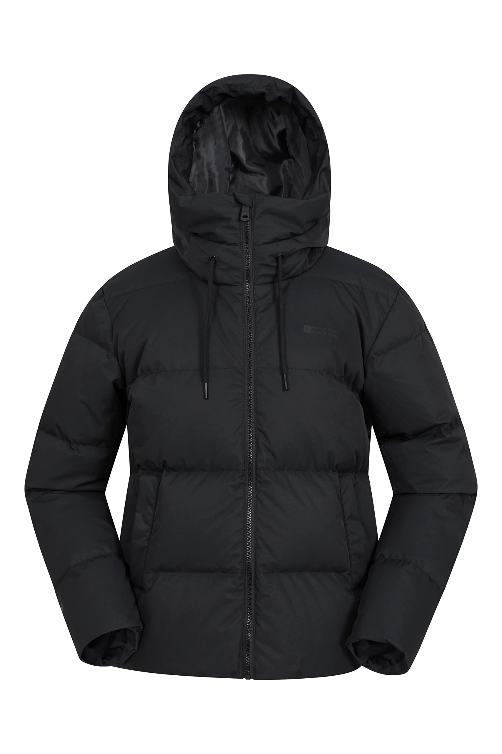 Mountain Warehouse Cosy Wrap Womens Long Down Jacket Black Women's Size 12