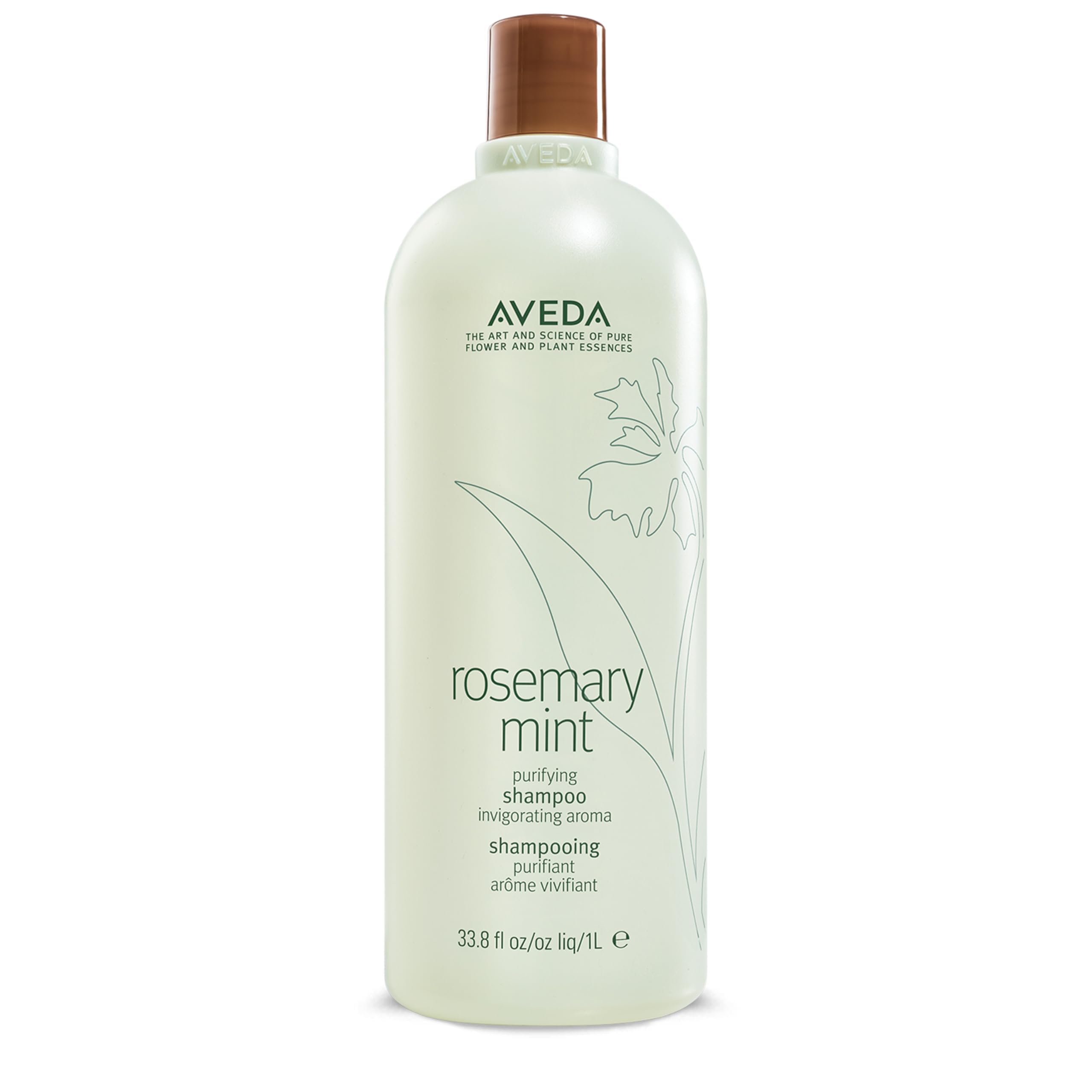 Aveda Rosemary Mint Purifying Shampoo | Clarifying Shampoo | Adds Shine | for Normal to Oily Hair, Fine to Medium Hair Types
