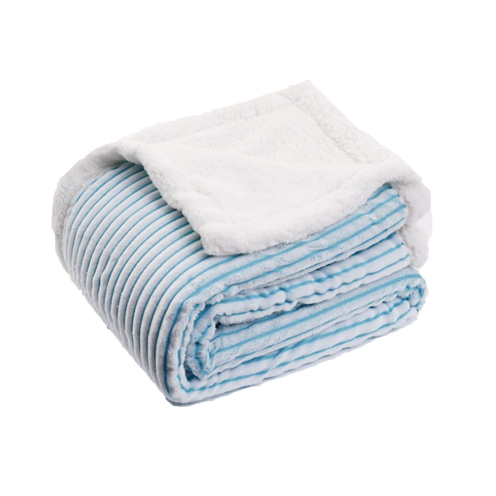 Manta para sofá Sherpa, manta de forro polar súper suave, cálida y esponjosa, reversible, para cama y sofá (150 x 120 cm) 004-150 x 120 cm