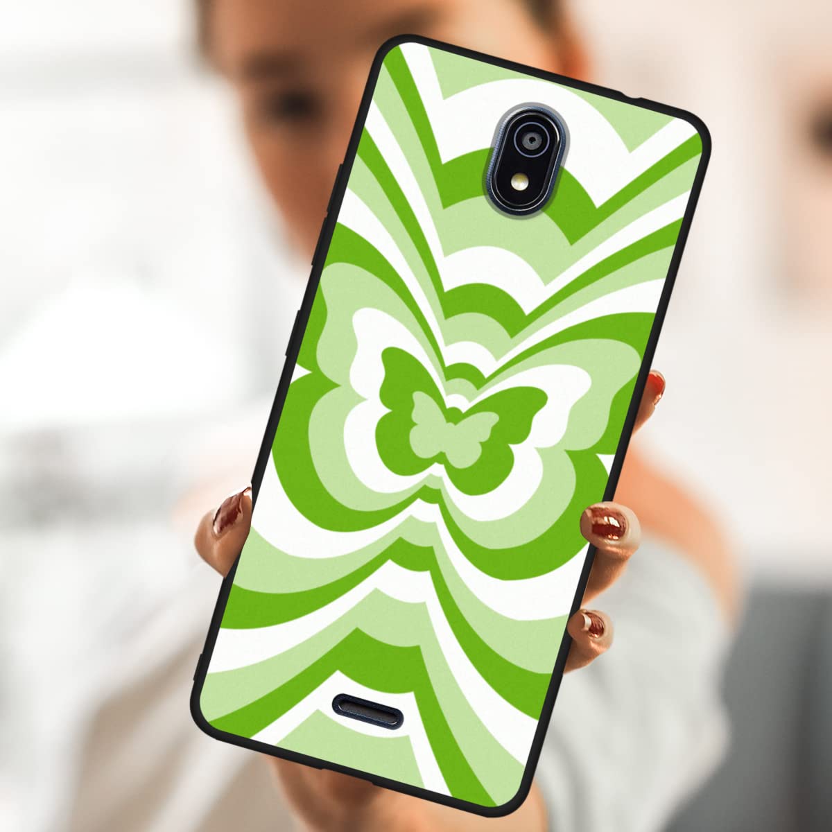 Amazon.com: zaztify Phone Case for Nokia C100, Light Green