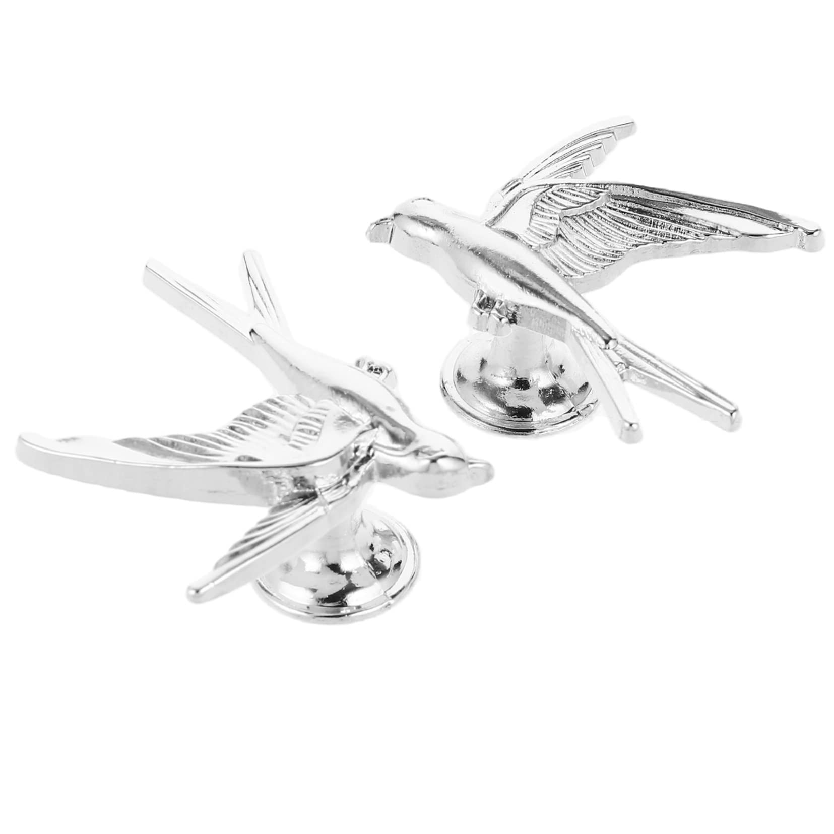 WOONEKY 10stücke Dekorative Schubladenknöpfe Design Eines Fliegenden Vogels Für Küchenschränke Und Möbel Einfache Installation Eleganter Look