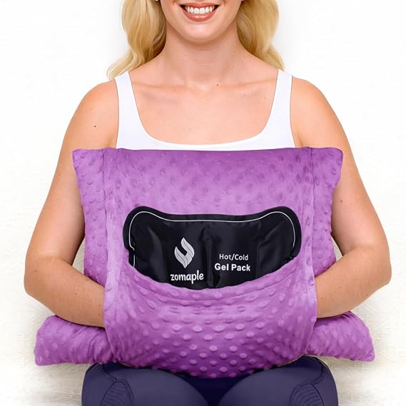 Zomaple Recovery Hysterectomy Pillow with Gel Pack Post Abdominal Surgery Must Haves Ideal for C-Section, Laparoscopic & Hernia Healing Comfort