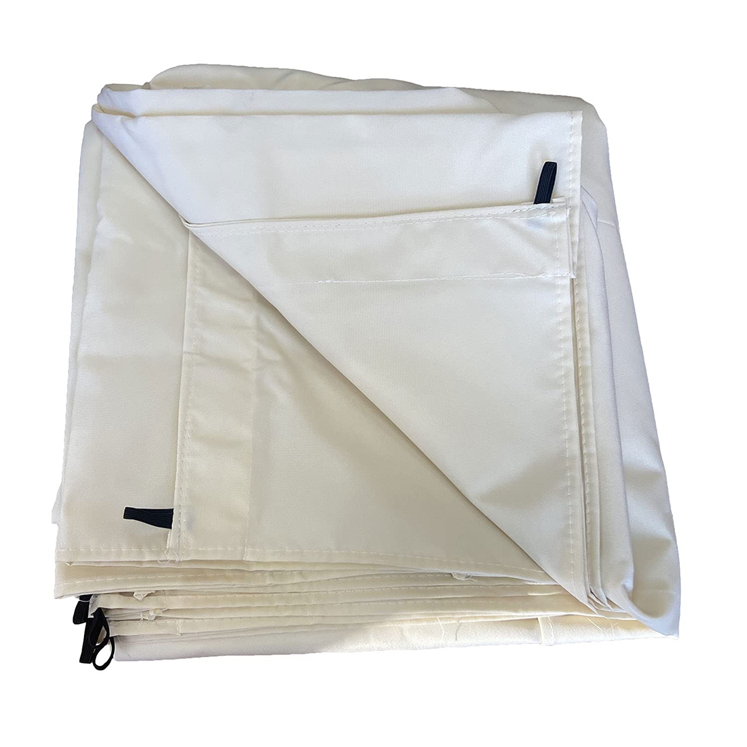 Toile de Remplacement Pergola Autoportante Cassis, Polyester 180 g/m² Beige, Déperlante, Compatible 3×3 m