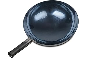 32CM Carbon Steel Wok with no Coating, 章丘铁锅